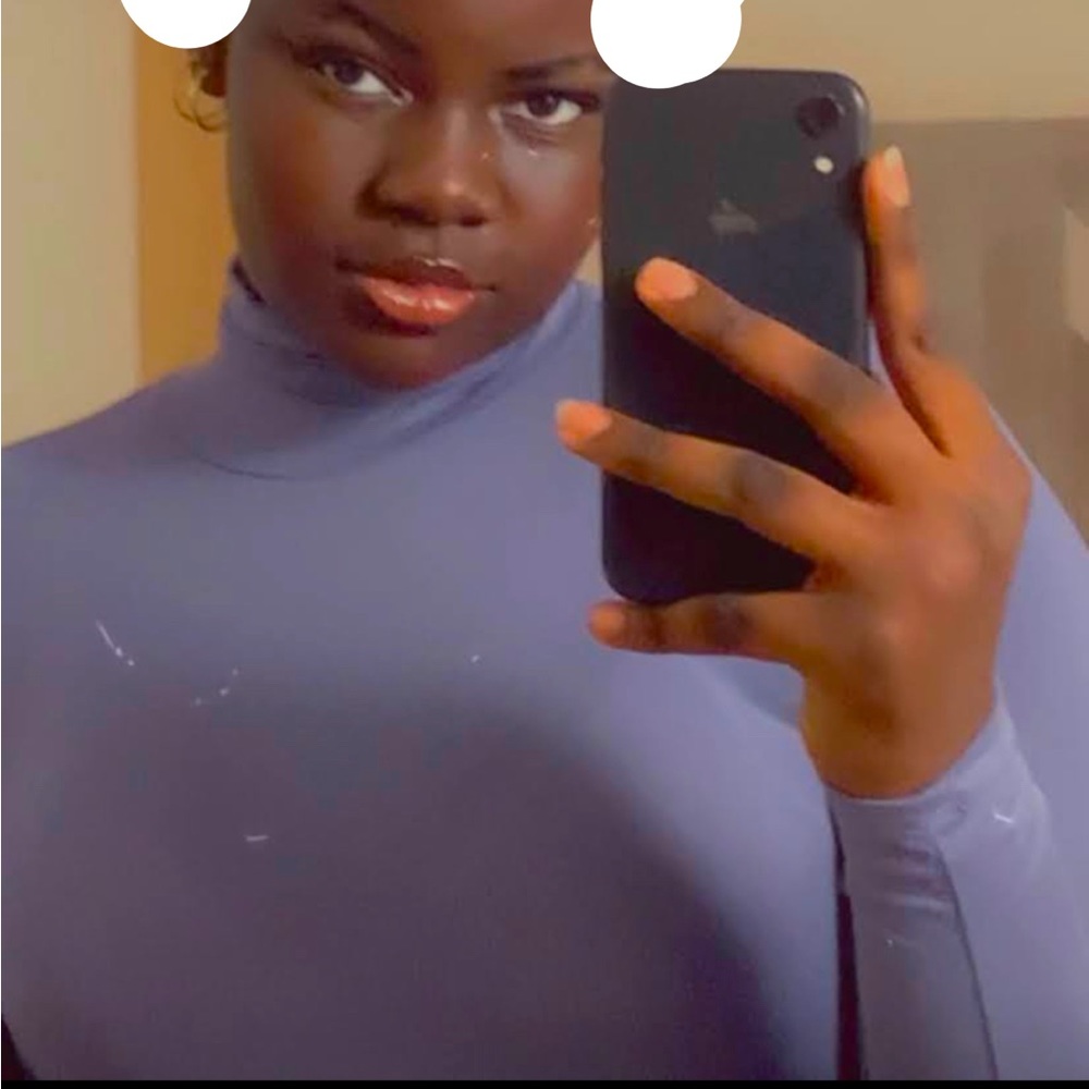 ELASTIC BLUE DRAWSTRING DRESS!!